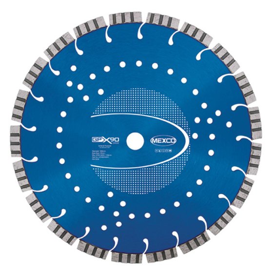 Mexco 300mm Diamond Blade Concrete X90 Grade