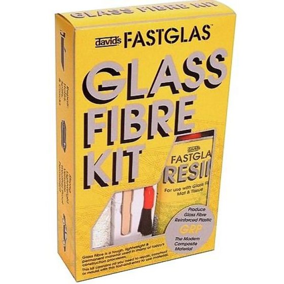 Fibreglass Repair Kit, 250ml Resin for Repairing Fibre Glass