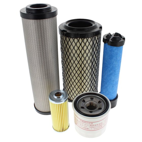 Filter Kit for Thwaites MACH 201 Dumper with Yanmar 3TNV76-KWA Engine