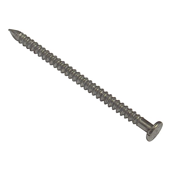 Annular Ring Shank Nail Bright Finish 50mm Bag Weight 500g by Forgefix - 500NLAR50B