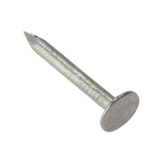 Clout Nail Galvanised 30mm Bag Weight 500g by Forgefix - 500NLC30GB