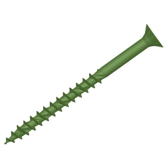 ForgeFast Decking Screws Countersunk Green 4.5x50 TORX T25 Tub 600