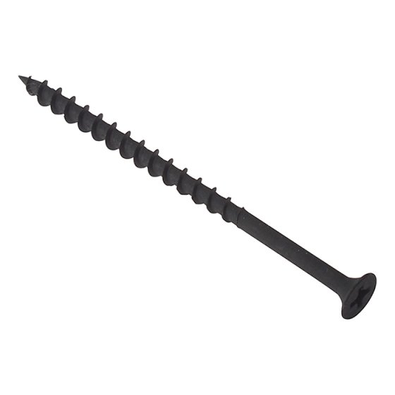 Drywall Screw Phillips Bugle Head SCT Black Phosp 3.5 x 32mm Bulk 1000 by Forgefix - DWS32BP