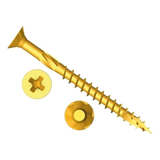 Wood Screw 4.0 x 16mm Pozi Compatible - Forgefix - Box of 200