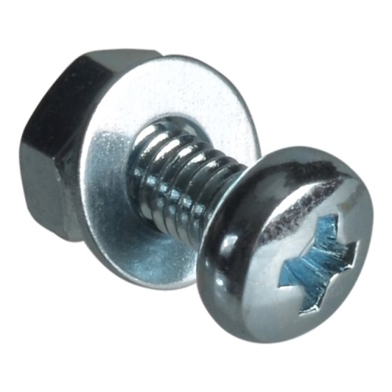 Machine Screw Pozi Pan Head ZP M3 x 8mm Forge Pack 30 by Forgefix - FPMSPH38