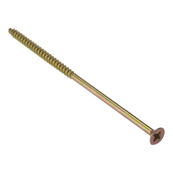 Multi-Purpose Pozi Screw CSK ST ZYP 6.0 x 150mm Box 100 by Forgefix - MPS6150Y