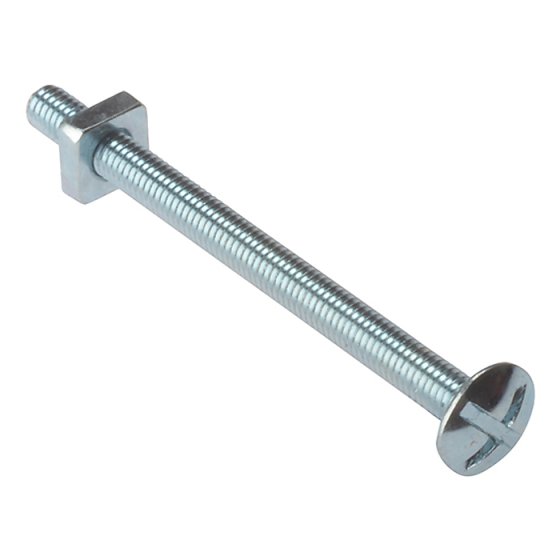 Roofing Bolt ZP M6 x 60mm Bag 25 by Forgefix - 25RBN660