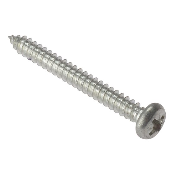 General Purpose Pozi Screw Round Head TT ZP 1.1/2in x 8 Box 200 by Forgefix - RH1128ZP