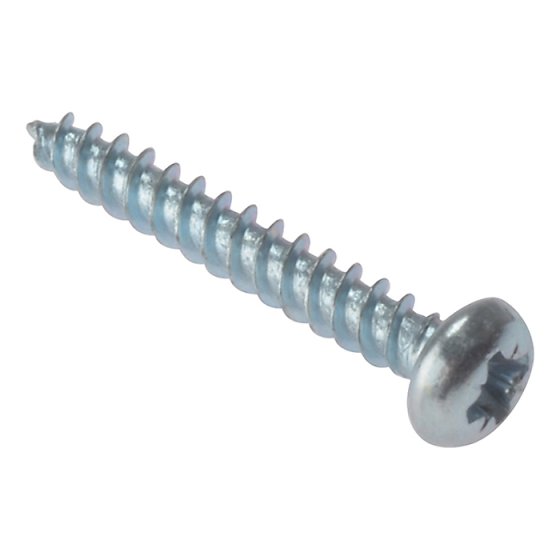 General Purpose Pozi Screw Round Head TT ZP 1.1/4in x 8 Box 200 by Forgefix - RH1148ZP