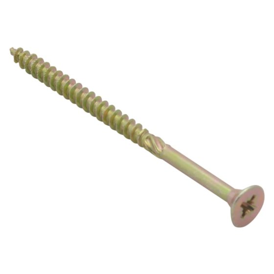 Spectre Screw PZ Compatible CSK ZYP 6.0 x 80mm sawtooth thread (Box 100)