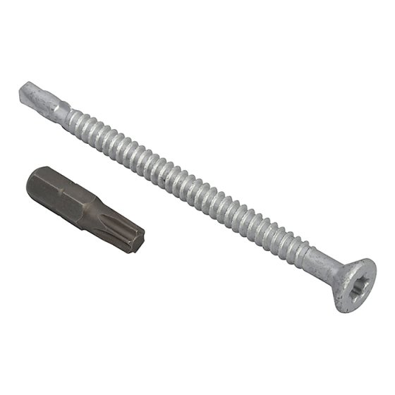 TechFast Roofing Screw Timber - Steel Light Section 5.5 x 85mm Pack 50 by Forgefix - TFCL5585