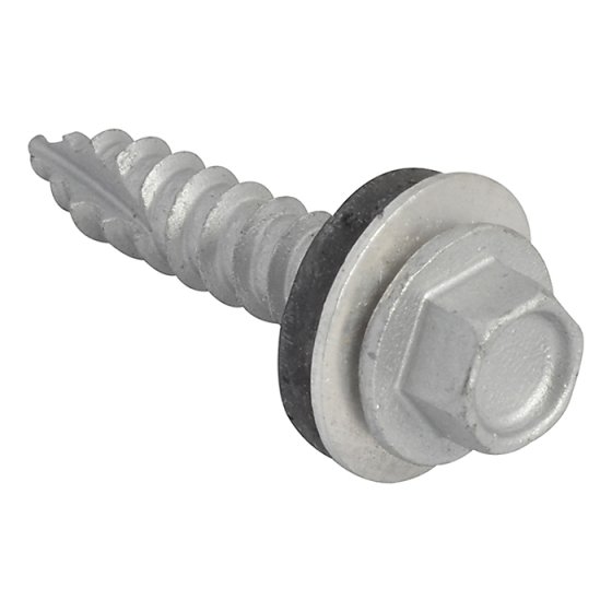 TechFast Hex Head Screw Sheet to Timber 6.3 x 32mm Pack 100 by Forgefix - TFHT6332