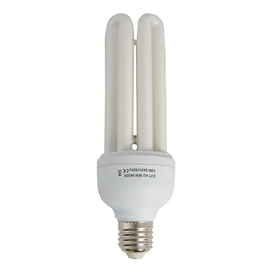 Low Energy Lightbulb 4u E27 240 Volt 36 Watt by Faithfull ***LAST STOCK***