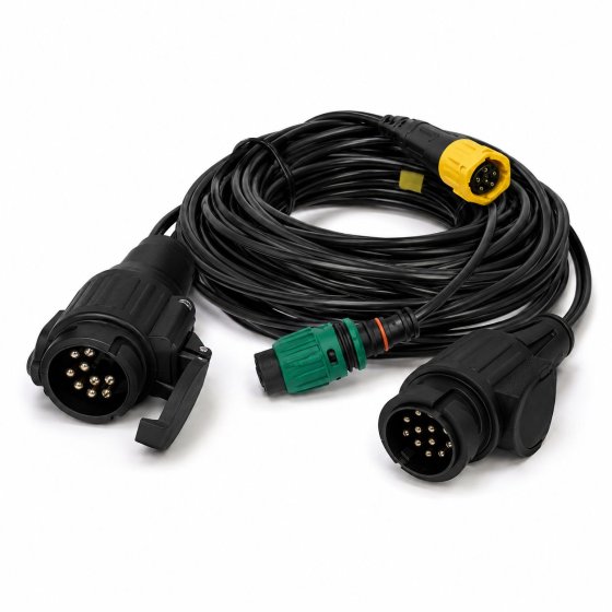8m Fristom Main Harness 13 Pin Plug / 6 Pin Connectors