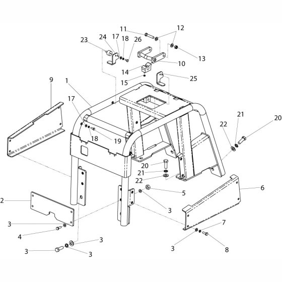 Frame Assembly for RPC55