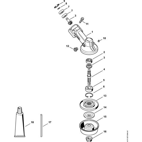 Gear Head for Stihl FS-KM