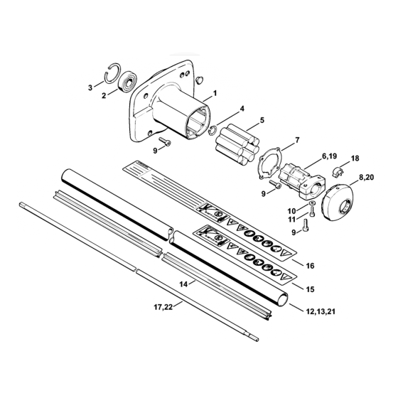 Stihl FS160 FS180 Assembly