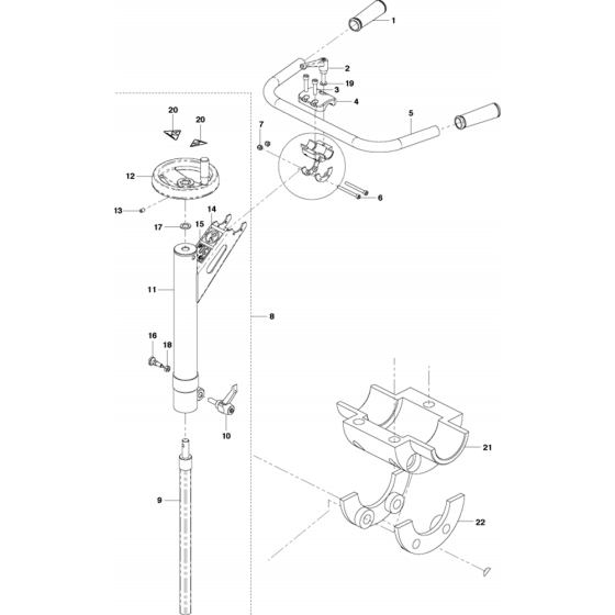 Crank Assembly for Husqvarna FS309