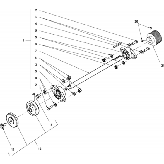 Blade Arm Assembly for FS400 LV