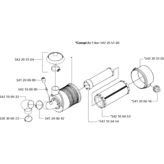 Air Filter Assembly for FS4800