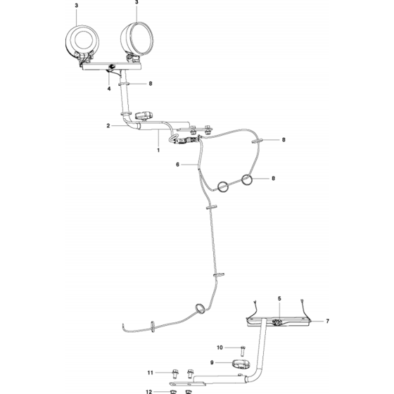 Lighting Kit for Husqvarna FS5000