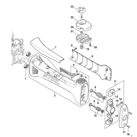 AV System for Stihl FS 561C