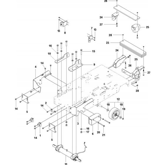 Base Plate 48" Assembly