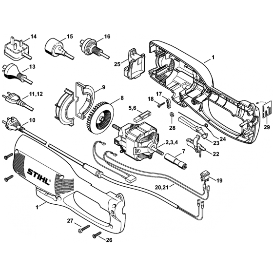 FSE60 Motor Housing Assembly