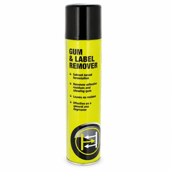 400ml Aerosol Chewing Gum and Label Remover - Solvent Based, Residue Free