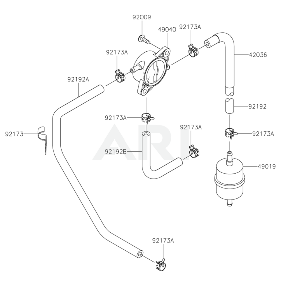 Fuel Tank & Valve for FX691V