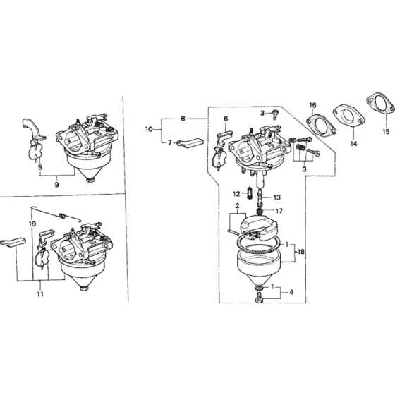 Carburetor 1 Assembly