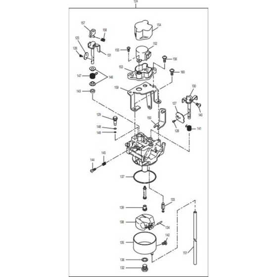 Motor Assembly for Makita G2800IS