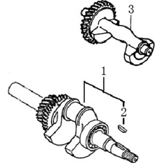 Crankshaft Assembly Loncin G340F