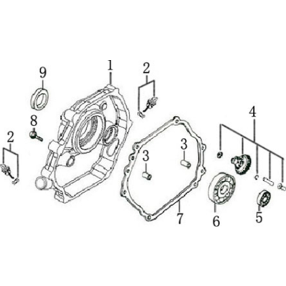Crankcase Cover for Loncin G340F