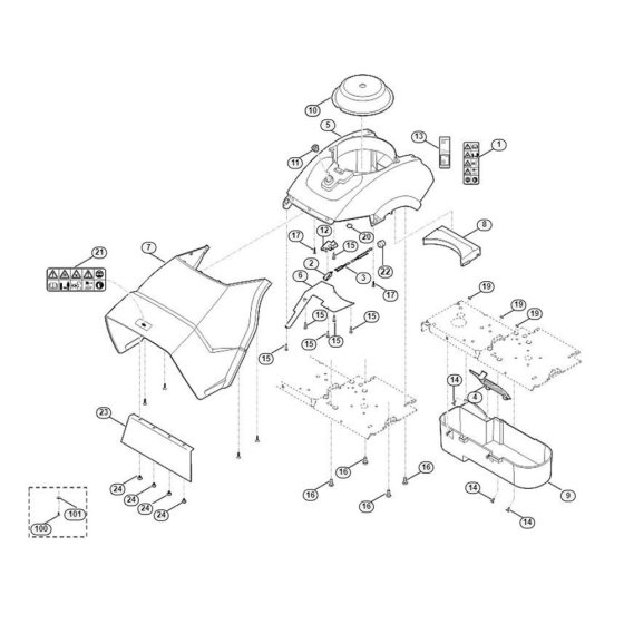 Housing Assembly for Stihl/Viking