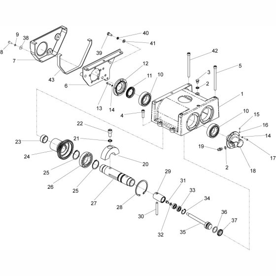 Gearbox Assembly for RPC45