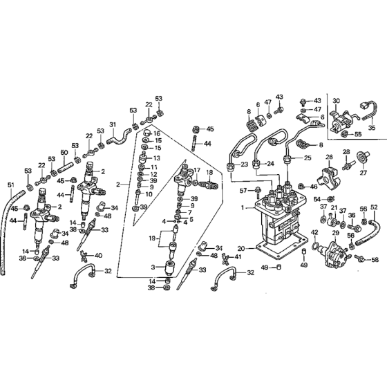 Fuel Injection Pump Honda GD1250
