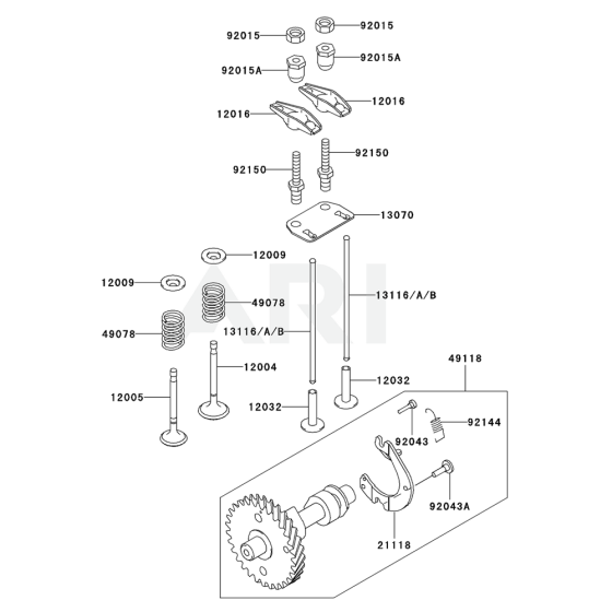 Valve/Camshaft for GE2200A