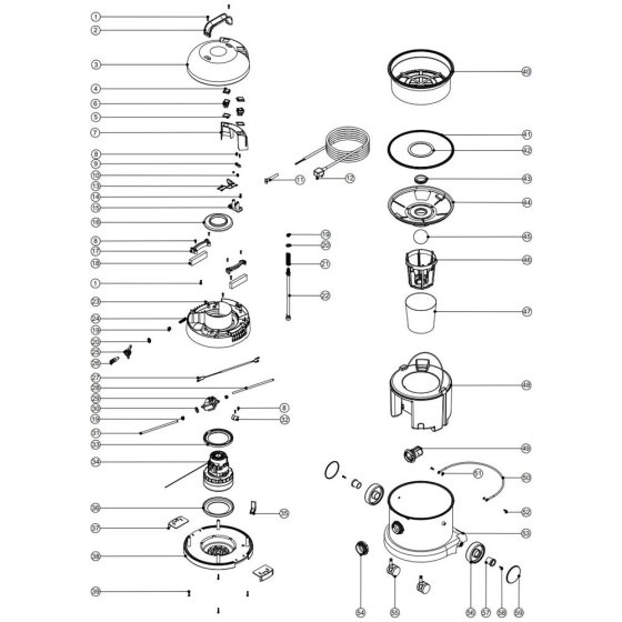 Numatic GVE370-2 Assembly