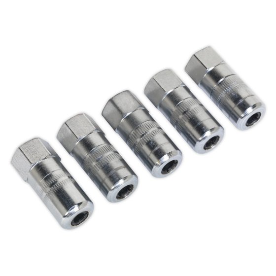 Hydraulic Connector 4-Jaw Heavy-Duty 1/8"BSP Pack of 5 Sealey Part No. GGE5