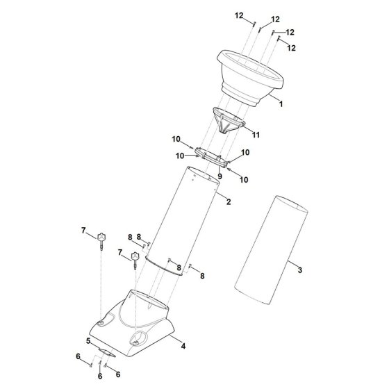 Funnel for Stihl Shredder