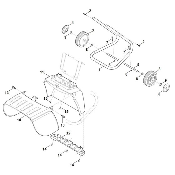 Wheel Carrier for Stihl GHE 105.0