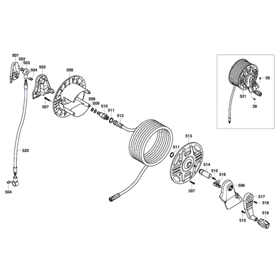 Bosch GHP 5-75 X Cleaner Assembly