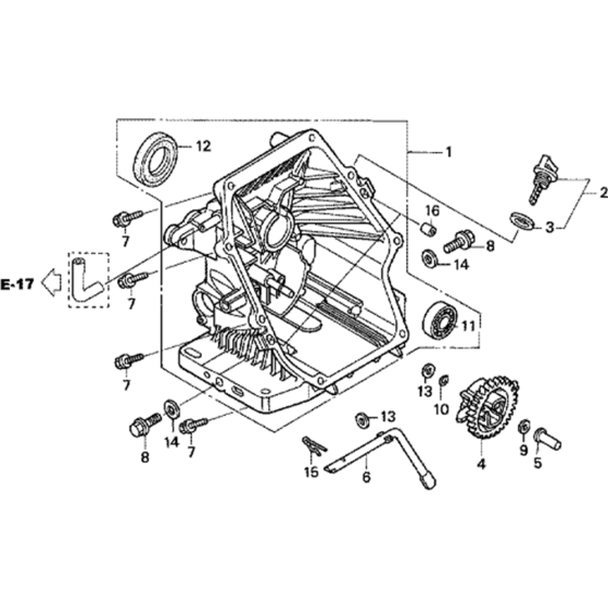 Oil Pan Assembly for Honda GS190A