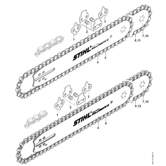Guide Bar & Chain for Stihl GS461