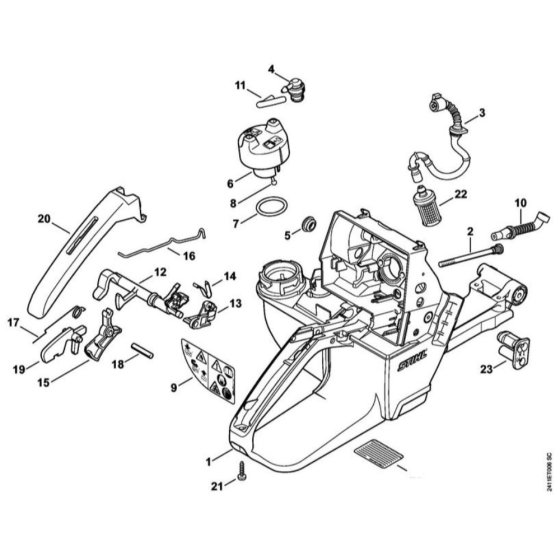 Tank Housing for Stihl GS461