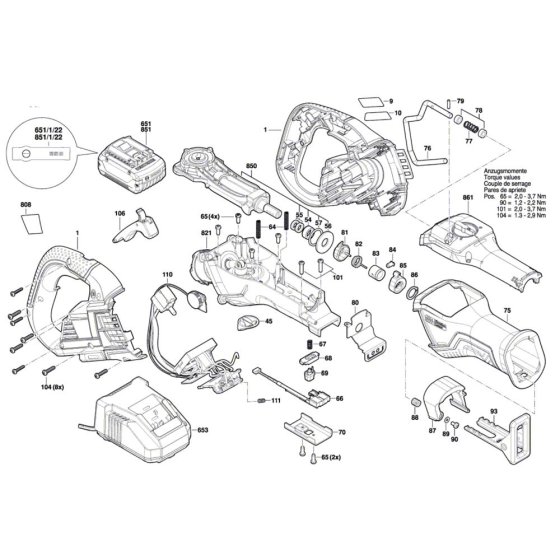 Reciprocating Saw Assembly