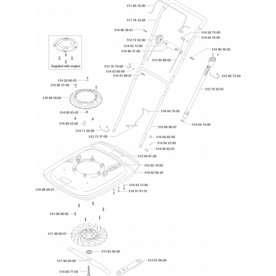 Husqvarna GT500 Assembly