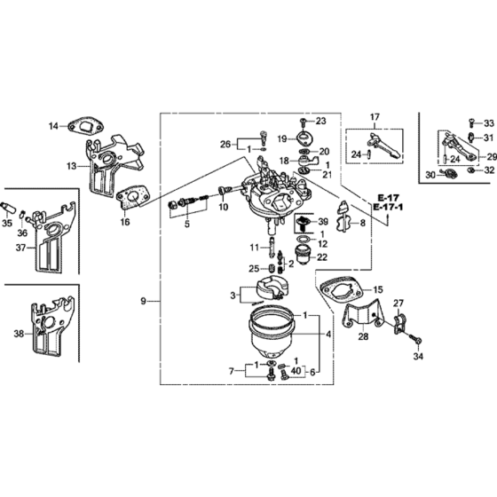 Carburetor Assembly for GX200UT