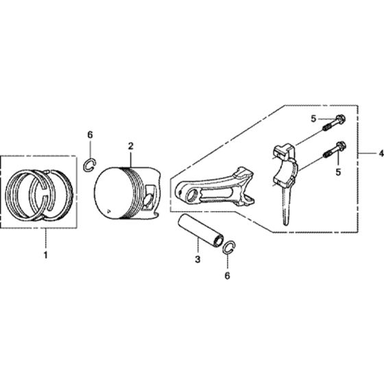 Piston Assembly for GX340T2